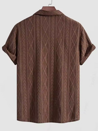 Brown Afgano Linen Shirt